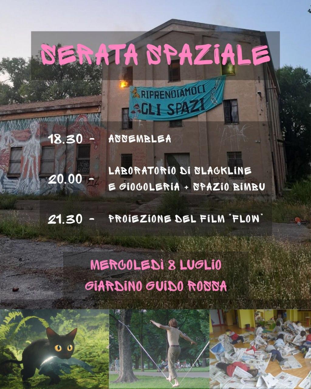 Serata Spaziale #1 ripianificata